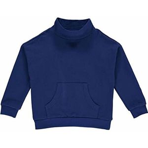 Fred'S World By Green Cotton Sweat-Shirt À Col Rond Pull Garçon, Bleu Foncé, 140