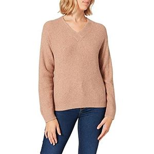TOM TAILOR Dames oversized trui 27775 - French Clay Beige Melange, M, 27775 - French Clay beige gemêleerd