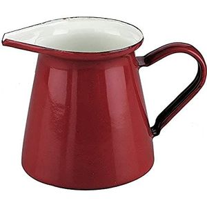 IBILI 910550 melkpot, roestvrij staal, rood, 14,19 x 10,0 cm
