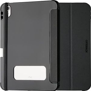 OtterBox Beschermhoes - React Folio voor iPad 10,9 inch (10e generatie 2022), schokbestendig, valbescherming, dunne beschermhoes, getest volgens militaire normen, zwart