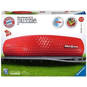 Ravensburger Allianz Arena 3D-puzzel 12526 - artikel voor ondersteuning van Bayern München - stadion als 3D-puzzel - 216 stukjes - vanaf 8 jaar