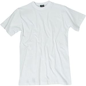Mil-Tec T-shirt met korte mouwen, klassieke militaire stijl, keuze uit 6 kleuren, heren-T-shirt, Wit