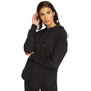 Urban Classics Oversized badstof hoodie dames hoodie zwart (7), XL, Zwart (7)