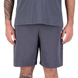 Alpha Industries EMB Greyblack Unisex shorts, zwart/grijs