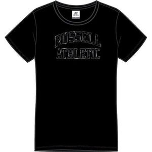 RUSSELL ATHLETIC T-shirt à col rond Bly-s/S pour femme, Noir, S