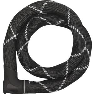 ABUS 8210 Iven Steel-O-Chain 8210/140 uniseks, zwart, 140 cm