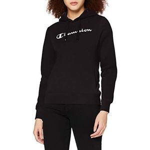 Champion Dames sweatshirt met capuchon Classic C-logo Allover – zwart, S