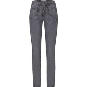 BRAX Merrit Authentic Denim Blue Planet Jeans voor dames, Gebruikte lichtgrijs