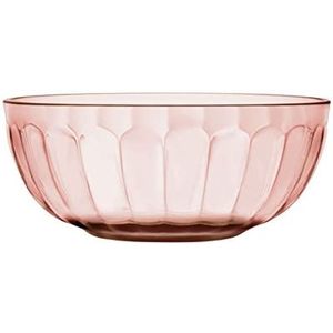 Iittala Raami glazen schaal, 0,36 l, zalmroze