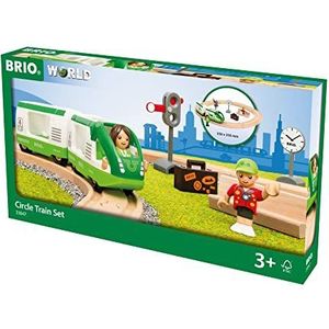 BRIO World 33847 starterset reis - instap in de Brio houten baan - aanbevolen vanaf 3 jaar