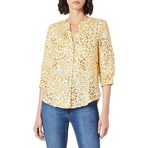 s.Oliver 120.10.105.10.100.2100041 Damesblouse, Sunlight Yellow Aop