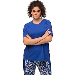 Ulla Popken T-shirt dames, Royal Blauw