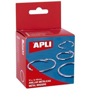 APLI Box met 10 metalen ringen Ø 46 mm