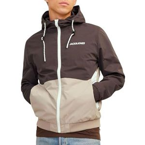 Jack & Jones Jjerush Bomber Noos Bomberjack met capuchon voor heren (1 stuk), mulch