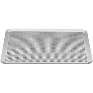 Mali's 43032 - Geperforeerde aluminium bakplaat met grijze rand, 40 x 30 cm, dikte 1,5 mm