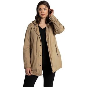 Ulla Popken Parka met uitneembare voering voor dames, Mauve