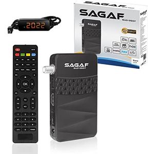 LEYF & Sagaf SUD-0507 Mini DVB-S2 satellietontvanger Full HD 1080p digitale ontvanger (HDTV, SCART, USB)