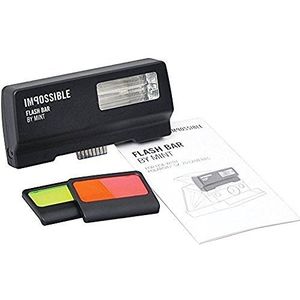 MiNT SX-70 Flitsbalk - Zwart - Batterijgevoed - Inclusief Kleurfilters