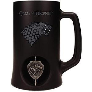 SD Toys Game of Thrones biermok - Targaryen 3D wervelend symbool - zwart