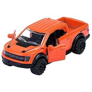 Majorette Premium Cars Ford F-150 Raptor, oranje, rood