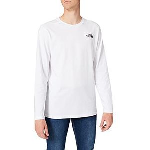 THE NORTH FACE Easy Long-Sleeve heren T-shirt, lange mouwen, TNF Wit
