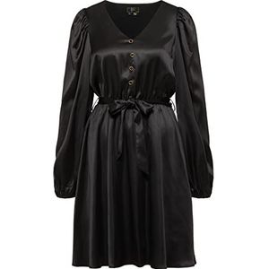 LYNNEA Robe pour femme 19220141-LY02, noire, taille XS, Robe, XS