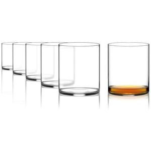 Stölzle Lausitz Set van 6 moderne whiskyglazen, 310 ml, van hoogwaardig kristal, vaatwasmachinebestendig