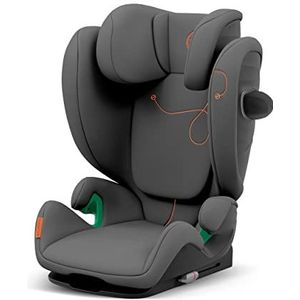 CYBEX Gouden autostoel Solution G i-Fix, voor auto's met en zonder Isofix, van ca. 3 tot 12 jaar (100-150 cm), ca. 15-50 kg, lava grijs