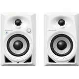 Pioneer DJ DM-40BT-W Bluetooth studiomonitoren, wit