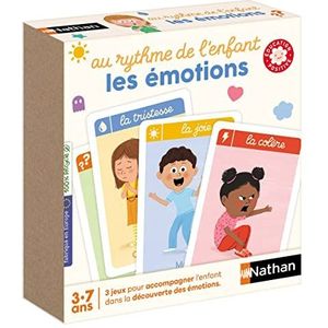 Nathan - Op het ritme van het kind Emoties - Geheugenkaartspel en paren voor kinderen - 3 tot 7 jaar