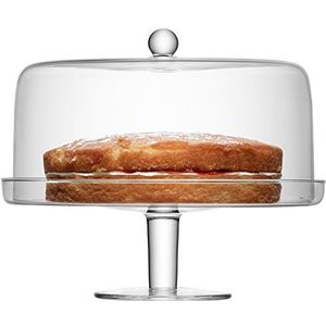 LSA KL03 taartstandaard met Klara-bel, diameter 33/30 cm, transparant
