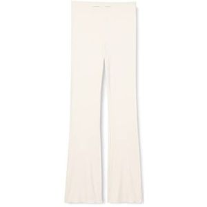 s.Oliver Legging pour fille avec structure côtelée, coupe ample, Blanc., 152