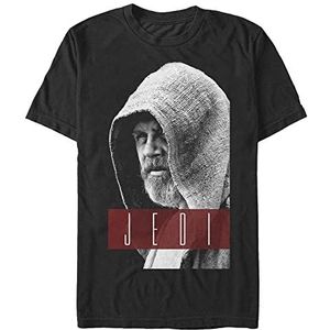 Star Wars Luke Jedi T-shirt à manches courtes bio, Noir, XXL