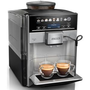 Siemens EQ.6 Plus s500 TE655203RW - Automatische koffiemachine met gevoelig scherm en duidelijke tekst - 12 koffie- en melkrecepten - iAroma System en Aroma DoubleShot - Kleur: Zwart/roestvrij staal