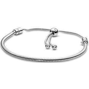 Pandora Moments armband slangenketting met schuifsluiting 28 cm