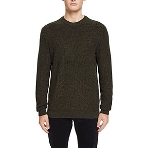 Esprit Sweater heren, 359/dark kaki 5, L, 359/donkerkaki 5.