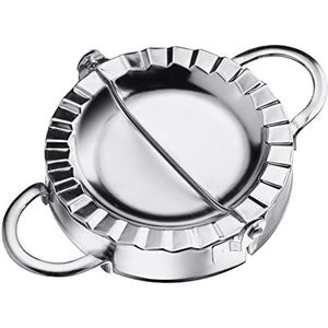 Westmark Gina 61362270 raviolivorm, diameter 9,5 cm, met praktische handgrepen, roestvrij staal, zilver