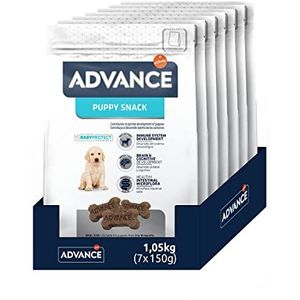 ADVANCE Snacks Puppy Snack voor puppy's, 7 x 150 g, totaal 1050 g