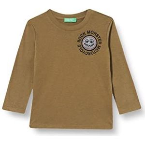 United Colors of Benetton T-shirt voor jongens, Verde Military, 22 jaar