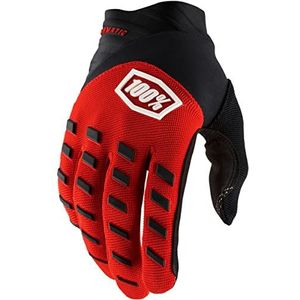 100% kinder handschoenen Airmatic, rood zwart, L, 10028