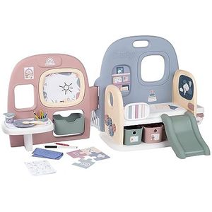 Smoby Baby Care-poppenhuis, 5 speelplaatsen, 27 accessoires