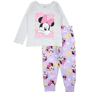 Minnie fleece pyjama, warme kleding voor winternachten, Mickey en Minnie design, roze, 4 jaar, Roze