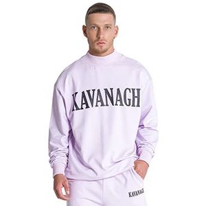Gianni Kavanagh Kavanagh Oversize sweatshirt voor heren, lavendel, Lavendel
