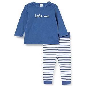 Sanetta Lange pyjama, blauw, pantoffels voor baby's en peuters, baby, jongen, Inkt blauw