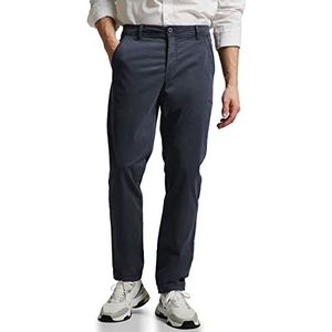 Street One MEN D376363 chinobroek voor heren, diep marineblauw