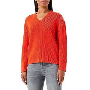 BOSS C_fardinati gebreide trui voor dames, Helder oranje 821