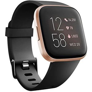 honecumi Reservearmband compatibel met Fitbit Versa 2/Versa Smart Watch, reservearmband voor dames en heren, kleurrijke siliconen armband, klassiek, verstelbaar, sportaccessoire, klein,, Siliconen,