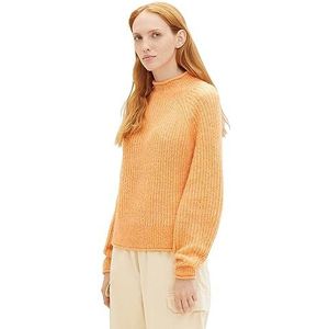 TOM TAILOR Denim 1039506 damessweater, 33806 - Sunrise Abrikoos Melange