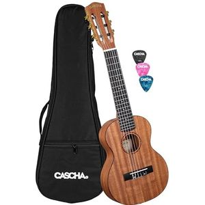 Guitarlele en acajou (avec sac rembourré, 3 médiators)