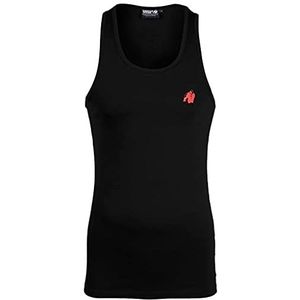 GORILLA WEAR Adams Stretch tanktop voor heren, zwart.